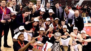 Carleton Ravens Celebrate 10th CIS National Mens Basketball Title in 12 Years [upl. by Nanreik111]