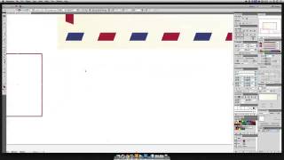 Quick Tip How to make a Classic Air Mail Envelope with Adobe Illustrator [upl. by Cima853]