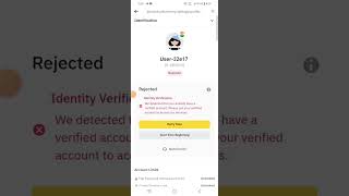 binance new update  how to register binance  binance app identity verification [upl. by Lyreb983]