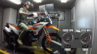 2023 KTM 890 Adventure R Dyno Test [upl. by Ecneps]