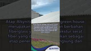 Atap Fiberglass Alsynite Untuk Greenhouse [upl. by Aohsoj]