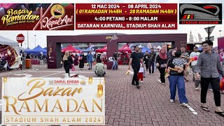 Ramadan Bazaar 2024 – 1st Day 12032024  Stadium Shah Alam Section 13 Selangor [upl. by Shellie452]