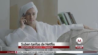 Netflix aumenta sus precios en México [upl. by Eugaet]