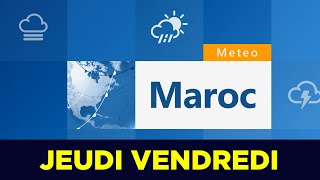 🟠 Prevision Meteo Maroc  Jeudi Vendredi Samedi  Janvier 2021 [upl. by Nugent]