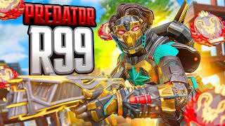 The Nerfed R99 In Predator Ranked Apex Legends [upl. by Frohne]