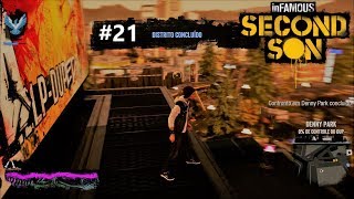 Infamous Second Son  Gameplay completo  21  DENNY PARK LIBERADO [upl. by Ayala]