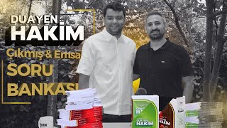 DUAYEN HAKİM EMSAL VE ÇIKMIŞ SORU BANKASI İÇERİĞİNDE NELER VAR EMİN KALKAN İLE İNCELEDİK [upl. by Gasser661]