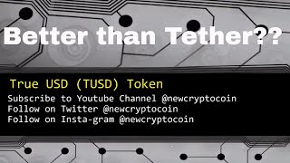 True USD Token Review by New Crypto Coin Is this a better version of Tether [upl. by Aluor]