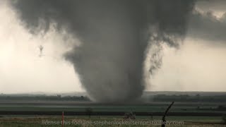 INCREDIBLE Langley Kansas EF4 tornado [upl. by Aicilram494]