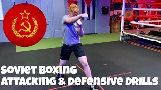 Soviet Boxing Drills  Attacking amp Counterpunching  McLeod Scott Boxing [upl. by Enerahs]