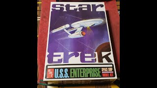 Model Unboxing 19 Star Trek Turns 57 the 650 Scale TOS Enterprise [upl. by Smallman]