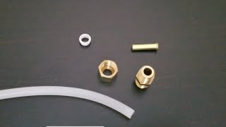 How to install Compression Fittings on plastic tubing [upl. by Hairim]