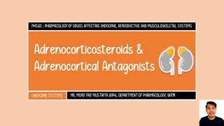 Adrenocorticosteroids [upl. by Otokam]