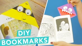 Easy DIY Childrens Bookmarks  DIY Bookmark Ideas  Craft Factory [upl. by Oriane]