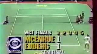 Edberg vs McEnroe Semi Final  Dallas 1987  0219 [upl. by Sparhawk905]