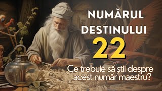 Numărul destinul 22🕊️ Ce trebuie să știi despre acest număr maestru🤍 [upl. by Etteroma]