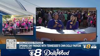 Watch the opening day Dollywood parade with East Tennessees own Dolly Parton [upl. by Holleran]