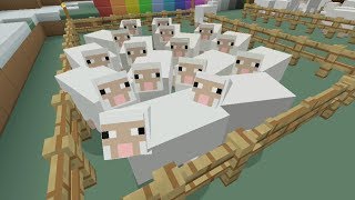 Minecraft Xbox  Rainbow Sheep Challenge  Part 1 [upl. by Ramilahs]