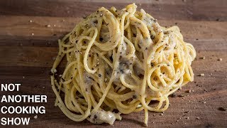 How to Make Authentic Cacio e Pepe  The Stay At Home Chef [upl. by Aleta]