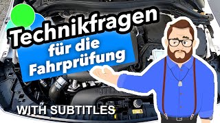 Technikfragen vom Prüfer  Abfahrtkontrolle  Fahrschule Punkt [upl. by Ertnom]