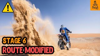 FIA Stage 6 Route Modified  Rally Dakar 2024 [upl. by Beore]