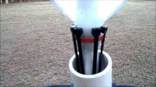 Water Rocket Launch Collar  close up and load method [upl. by Guod771]