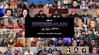 SpiderMan No Way Home Teaser Trailer 1 Reaction Mashup [upl. by Garrity]