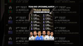 IND CRICKET SCHEDULE 2024 IND UPCOMING MATCH 2024 shorts indvsban cricketshorts ind cricket [upl. by Eidorb]