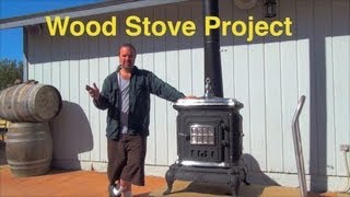 How I Restored This Wood Burning Stove PART 2 Step by Step DIY [upl. by Aitam935]