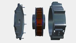 What is an Axial Flux motor  Explainer Animation [upl. by Hsan]