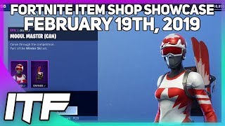 Fortnite Item Shop ALPINE ACE  MOGUL MASTERS ARE BACK February 19 2019 Fortnite Battle Royale [upl. by Charbonneau]