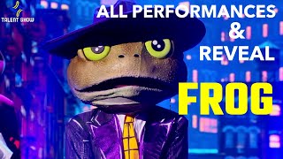 THE MASKED SINGER  FROG  All Performances and Reveal  Season 3 [upl. by Cohen]