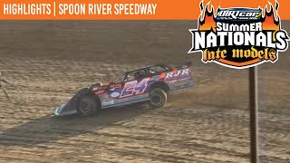 DIRTcar Summer Nationals Late Models  Spoon River Speedway  June 20 2024  HIGHLIGHTS [upl. by Carrington]