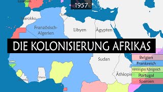 Die Kolonisierung Afrikas  Zusammenfassung auf einer Karte [upl. by Mcbride]