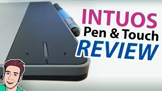 Wacon INTUOS PEN AND TOUCH CTH 480 Small  Review [upl. by Ulberto]