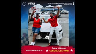 Congratulations Qaisa L Bussey on your New 2024 Nissan Sentra from Nissan Queens family [upl. by Tongue128]