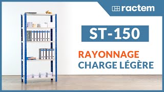 Rayonnages métalliques ST150 pour charges légères [upl. by Nohsram240]