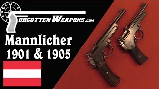 Mannlicher Model 1901 amp 1905 Pistols [upl. by Egni]