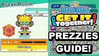 PREZZIES GUIDE For Warioware Get It Together UNLOCKS FASTEST WAY  MORE [upl. by Zaller]