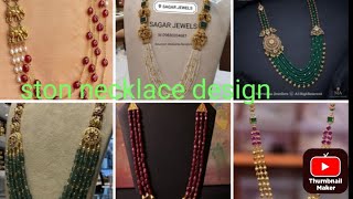 latest design collection stones necklacejewellery [upl. by Adaran]