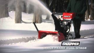 Snapper 2Stage Snow Blower Product Demo [upl. by Rai214]