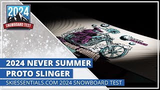 2024 Never Summer Proto Slinger  SkiEssentialscom Snowboard Test [upl. by Hnim]