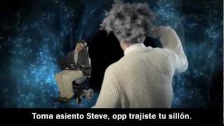 Epic Rap Battle Albert Einstein Vs Stephen HawkingEspañol Latino [upl. by Ardien]