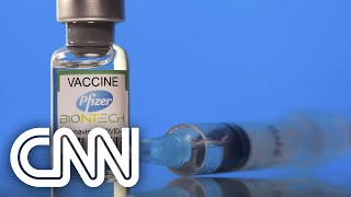 Pfizer efeito da vacina dura pelo menos seis meses e protege contra variantes  LIVE CNN [upl. by Brigham]