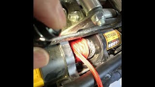 Steel winch cables can kill you Learn how to change a steel cable to a Synthetic Winch Line… [upl. by Savil]