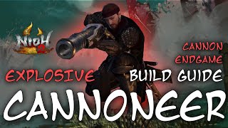 Nioh 2 Builds Explosive Cannoneer 100 Ranged [upl. by Palm143]