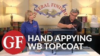 How to Hand Apply Topcoat [upl. by Rehpotisrhc]