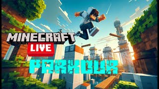 Play Parkour With Me 🤣 minecraft livestream live [upl. by Helve]