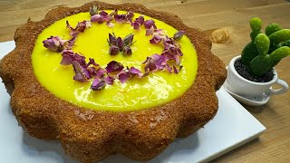 Secrets of rose and saffron cake how to prepare rose and saffron cake in Iranian style😉 [upl. by Armalda40]