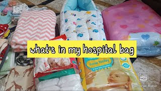 hospital bag me kya kya rakhe for delivery 😀 whats in my hospital bag । baby assential for hospital [upl. by Luiza]